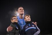 12 January 2022; Brian Fenton of Dublin with supporters following the O'Byrne Cup Group A match between Dublin and Louth at Parnell Park in Dublin. Photo by Stephen McCarthy/Sportsfile