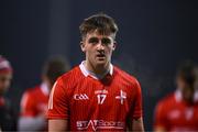 12 January 2022; TJ Doheny of Louth during the O'Byrne Cup Group A match between Dublin and Louth at Parnell Park in Dublin. Photo by Stephen McCarthy/Sportsfile