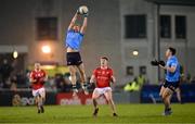 12 January 2022; Aaron Byrne of Dublin during the O'Byrne Cup Group A match between Dublin and Louth at Parnell Park in Dublin. Photo by Stephen McCarthy/Sportsfile