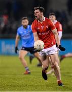 12 January 2022; Gabriel Bell of Louth during the O'Byrne Cup Group A match between Dublin and Louth at Parnell Park in Dublin. Photo by Stephen McCarthy/Sportsfile