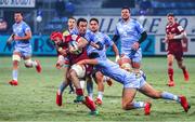 14 January 2022; John Hodnett of Munster breaks through the Castres defence during the Heineken Champions Cup Pool B match between Castres Olympique and Munster at Stade Pierre Fabre in Castres, France. Photo by Manuel Blondeu/Sportsfile