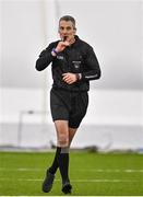 14 January 2022; Referee John Gilmartin during the Connacht FBD League Final match between Galway and Roscommon at NUI Galway Connacht Air Dome in Bekan, Mayo. Photo by Sam Barnes/Sportsfile