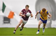 14 January 2022; Shane Walsh of Galway in action against Diarmuid McGann of Roscommon during the Connacht FBD League Final match between Galway and Roscommon at NUI Galway Connacht Air Dome in Bekan, Mayo. Photo by Sam Barnes/Sportsfile