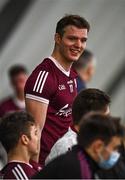 14 January 2022; Owen Gallagher of Galway looks on after being substituted during the Connacht FBD League Final match between Galway and Roscommon at NUI Galway Connacht Air Dome in Bekan, Mayo. Photo by Sam Barnes/Sportsfile