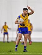 14 January 2022; Cathal Heneghan of Roscommon calls a mark during the Connacht FBD League Final match between Galway and Roscommon at NUI Galway Connacht Air Dome in Bekan, Mayo. Photo by Sam Barnes/Sportsfile