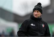 15 January 2022; Leicester Tigers head coach Steve Borthwick before the Heineken Champions Cup Pool B match between Connacht and Leicester Tigers at The Sportsground in Galway. Photo by Harry Murphy/Sportsfile