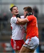 15 January 2022; Kieran McGeary of Tyrone and Rian O'Neill of Armagh tussle during the Dr McKenna Cup Round 3 match between Tyrone and Armagh at O’Neill’s Healy Park in Omagh, Tyrone. Photo by David Fitzgerald/Sportsfile