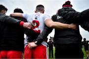 15 January 2022; Tyrone joint manager Feargal Logan speaks to his players after the Dr McKenna Cup Round 3 match between Tyrone and Armagh at O’Neill’s Healy Park in Omagh, Tyrone. Photo by David Fitzgerald/Sportsfile