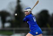 9 January 2022; Amelia Shaw of Raharney during the 2020 AIB All-Ireland Junior Club Camogie Championship Final match between Clanmaurice and Raharney at Moyne Templetuohy GAA Club in Templetuohy, Tipperary. Photo by Eóin Noonan/Sportsfile