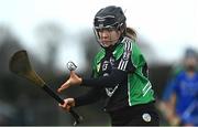 9 January 2022; Jessica Fitzell of Clanmaurice during the 2020 AIB All-Ireland Junior Club Camogie Championship Final match between Clanmaurice and Raharney at Moyne Templetuohy GAA Club in Templetuohy, Tipperary. Photo by Eóin Noonan/Sportsfile