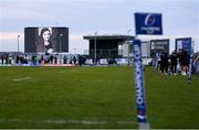 15 January 2022; A tribute to the late Ashling Murphy, who was murdered in Tullamore, Offaly earlier this week, is seen on the big screen at half-time in the Heineken Champions Cup Pool B match between Connacht and Leicester Tigers at The Sportsground in Galway. Photo by Harry Murphy/Sportsfile