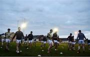 15 January 2022; Wexford players warm-up before the O'Byrne Cup Group B match between Meath and Wexford at Ashbourne GAA Club in Ashbourne, Meath. Photo by Ben McShane/Sportsfile