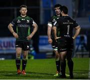 15 January 2022; Matt Healy of Connacht, left, and team-mates reacts after their side's defeat in the Heineken Champions Cup Pool B match between Connacht and Leicester Tigers at The Sportsground in Galway. Photo by Harry Murphy/Sportsfile