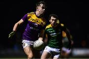 15 January 2022; Liam Coleman of Wexford in action against Padraic Harnan of Meath during the O'Byrne Cup Group B match between Meath and Wexford at Ashbourne GAA Club in Ashbourne, Meath. Photo by Ben McShane/Sportsfile