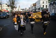 16 January 2022; Austin Stacks supporters march to Semple Stadium before the AIB Munster GAA Football Senior Club Championship Final match between Austin Stacks and St Finbarr's at Semple Stadium in Thurles, Tipperary. Photo by Stephen McCarthy/Sportsfile