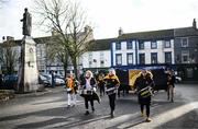 16 January 2022; Austin Stacks supporters march to Semple Stadium before the AIB Munster GAA Football Senior Club Championship Final match between Austin Stacks and St Finbarr's at Semple Stadium in Thurles, Tipperary. Photo by Stephen McCarthy/Sportsfile