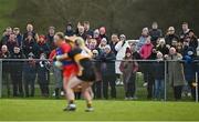 16 January 2022; Spectators watch the action during the 2021 currentaccount.ie All-Ireland Ladies Senior Club Football Championship semi-final match between Mourneabbey and St Peter's Dunboyne at Clyda Rovers GAA, in Cork. Photo by Seb Daly/Sportsfile