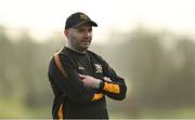 16 January 2022; Mourneabbey manager Shane Ronayne before the 2021 currentaccount.ie All-Ireland Ladies Senior Club Football Championship semi-final match between Mourneabbey and St Peter's Dunboyne at Clyda Rovers GAA, in Cork. Photo by Seb Daly/Sportsfile