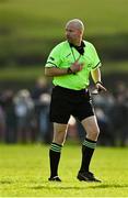 16 January 2022; Referee Jonathan Murphy during the 2021 currentaccount.ie All-Ireland Ladies Senior Club Football Championship semi-final match between Mourneabbey and St Peter's Dunboyne at Clyda Rovers GAA, in Cork. Photo by Seb Daly/Sportsfile