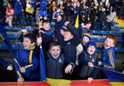 16 January 2022; Young St Finbarr's supporters celebrate an early goal during the AIB Munster GAA Football Senior Club Championship Final match between Austin Stacks and St Finbarr's at Semple Stadium in Thurles, Tipperary. Photo by Stephen McCarthy/Sportsfile