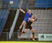 16 January 2022; Sam Ryan of St Finbarr's in action against Kieran Donaghy of Austin Stacks during the AIB Munster GAA Football Senior Club Championship Final match between Austin Stacks and St Finbarr's at Semple Stadium in Thurles, Tipperary. Photo by Stephen McCarthy/Sportsfile