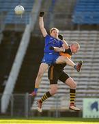 16 January 2022; Sam Ryan of St Finbarr's in action against Kieran Donaghy of Austin Stacks during the AIB Munster GAA Football Senior Club Championship Final match between Austin Stacks and St Finbarr's at Semple Stadium in Thurles, Tipperary. Photo by Stephen McCarthy/Sportsfile