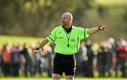 16 January 2022; Referee Jonathan Murphy during the 2021 currentaccount.ie All-Ireland Ladies Senior Club Football Championship semi-final match between Mourneabbey and St Peter's Dunboyne at Clyda Rovers GAA, in Cork. Photo by Seb Daly/Sportsfile