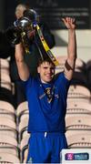 16 January 2022; St Finbarr's captain Ian Maguire lifts the cup following the AIB Munster GAA Football Senior Club Championship Final match between Austin Stacks and St Finbarr's at Semple Stadium in Thurles, Tipperary. Photo by Stephen McCarthy/Sportsfile