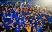 16 January 2022; St Finbarr's players celebrate with the cup following the AIB Munster GAA Football Senior Club Championship Final match between Austin Stacks and St Finbarr's at Semple Stadium in Thurles, Tipperary. Photo by Stephen McCarthy/Sportsfile