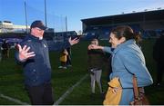 16 January 2022; St Finbarr's manager Paul O'Keeffe celebrates with his wife Deirdre following the AIB Munster GAA Football Senior Club Championship Final match between Austin Stacks and St Finbarr's at Semple Stadium in Thurles, Tipperary. Photo by Stephen McCarthy/Sportsfile