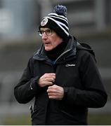 16 January 2022; Kilcoo manager Mickey Moran during the AIB Ulster GAA Football Club Senior Championship Final match between Derrygonnelly Harps and Kilcoo at the Athletic Grounds in Armagh. Photo by Ramsey Cardy/Sportsfile