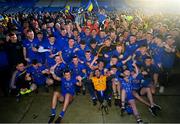 16 January 2022; St Finbarr's players celebrate with the cup following the AIB Munster GAA Football Senior Club Championship Final match between Austin Stacks and St Finbarr's at Semple Stadium in Thurles, Tipperary. Photo by Stephen McCarthy/Sportsfile