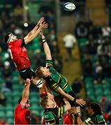 16 January 2022; Greg Jones of Ulster competes for a lineout during the Heineken Champions Cup Pool A match between Northampton and Ulster at Cinch Stadium at Franklin's Gardens in Northampton, England. Photo by Paul Harding/Sportsfile