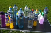 16 January 2022; A selection of drinks, available for the Laois players, before the Walsh Cup Group B match between Kilkenny and Laois at John Lockes GAA Club in Callan, Kilkenny. Photo by Ray McManus/Sportsfile