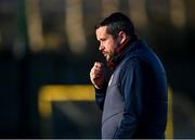 17 January 2022; Manager Tim Clancy during a St Patrick's Athletic training session at Ballyoulster United Football Club in Kildare. Photo by Piaras Ó Mídheach/Sportsfile