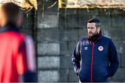 17 January 2022; Manager Tim Clancy during a St Patrick's Athletic training session at Ballyoulster United Football Club in Kildare. Photo by Piaras Ó Mídheach/Sportsfile