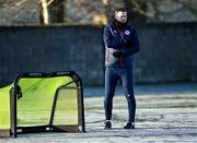 17 January 2022; Assistant manager Jon Daly during a St Patrick's Athletic training session at Ballyoulster United Football Club in Kildare. Photo by Piaras Ó Mídheach/Sportsfile