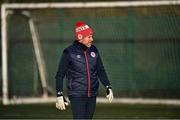 17 January 2022; Goalkeeping coach Pat Jennings during a St Patrick's Athletic training session at Ballyoulster United Football Club in Kildare. Photo by Piaras Ó Mídheach/Sportsfile