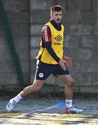 17 January 2022; Jack Scott during a St Patrick's Athletic training session at Ballyoulster United Football Club in Kildare. Photo by Piaras Ó Mídheach/Sportsfile
