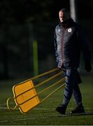 17 January 2022; Technical director Alan Mathews during a St Patrick's Athletic training session at Ballyoulster United Football Club in Kildare. Photo by Piaras Ó Mídheach/Sportsfile