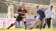 16 January 2022; Kieran Donaghy of Austin Stacks in action against Sam Ryan of St Finbarr's during the AIB Munster GAA Football Senior Club Championship Final match between Austin Stacks and St Finbarr's at Semple Stadium in Thurles, Tipperary. Photo by Stephen McCarthy/Sportsfile