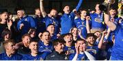 16 January 2022; Cillian Myers Murray and his St Finbarr's team-mates celebrate after the AIB Munster GAA Football Senior Club Championship Final match between Austin Stacks and St Finbarr's at Semple Stadium in Thurles, Tipperary. Photo by Stephen McCarthy/Sportsfile