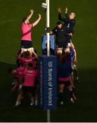 18 January 2022; Jack Dunne and Devin Toner during a Leinster Rugby squad training session at Energia Park in Dublin. Photo by Harry Murphy/Sportsfile