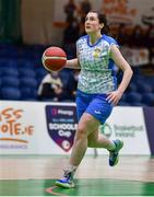 18 January 2022; Shannon Ní Chuinneagáin of Colaiste Ailigh during the Pinergy Basketball Ireland U19 B Girls Schools Cup Final match between Pipers Colaiste Ailigh, Letterkenny, Donegal, and Laurel Hill SS, Cahir, Limerick, at the National Basketball Arena in Dublin. Photo by Ben McShane/Sportsfile