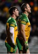 18 January 2022; Michael Murphy, right, and Paddy McBrearty of Donegal during the Dr McKenna Cup Semi-Final match between Donegal and Derry at Páirc MacCumhaill in Ballybofey, Donegal. Photo by David Fitzgerald/Sportsfile