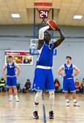 8 January 2022; Tala Fam Thiam of UCC Demons takes a free-throw during the President's Cup semi-final match between UCC Demons and EJ Sligo All-Stars at Parochial Hall in Cork. Photo by Sam Barnes/Sportsfile