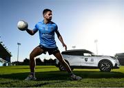 19 January 2022; PEUGEOT Ireland has been announced as the new official car partner to Dublin GAA, in a three-year agreement across all four codes (Senior Football, Senior Hurling, Camogie and Ladies Football). In attendance during the launch at Parnell Park is Dublin footballer Niall Scully. Photo by David Fitzgerald/Sportsfile