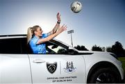 19 January 2022; PEUGEOT Ireland has been announced as the new official car partner to Dublin GAA, in a three-year agreement across all four codes (Senior Football, Senior Hurling, Camogie and Ladies Football). In attendance during the launch at Parnell Park is Dublin ladies footballer Nicole Owens. Photo by David Fitzgerald/Sportsfile