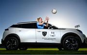 19 January 2022; PEUGEOT Ireland has been announced as the new official car partner to Dublin GAA, in a three-year agreement across all four codes (Senior Football, Senior Hurling, Camogie and Ladies Football). In attendance during the launch at Parnell Park is Dublin ladies footballer Nicole Owens. Photo by David Fitzgerald/Sportsfile