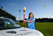 19 January 2022; PEUGEOT Ireland has been announced as the new official car partner to Dublin GAA, in a three-year agreement across all four codes (Senior Football, Senior Hurling, Camogie and Ladies Football). In attendance during the launch at Parnell Park is Dublin Camogie player Aoife Whelan. Photo by David Fitzgerald/Sportsfile